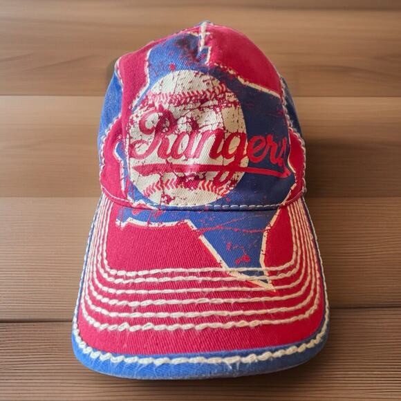 Texas Rangers Baseball Cap American Needle Retro White Stitching SnapBack Unique - Picture 1 of 9